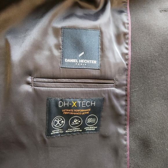 Navy Daniel Hechter Suit 46Tall - Picture 3 of 5